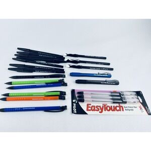 Mixed Lot Mechanical Pencil Pens Retractable Erasers Pilot Pentel Paper-Mate Vtg